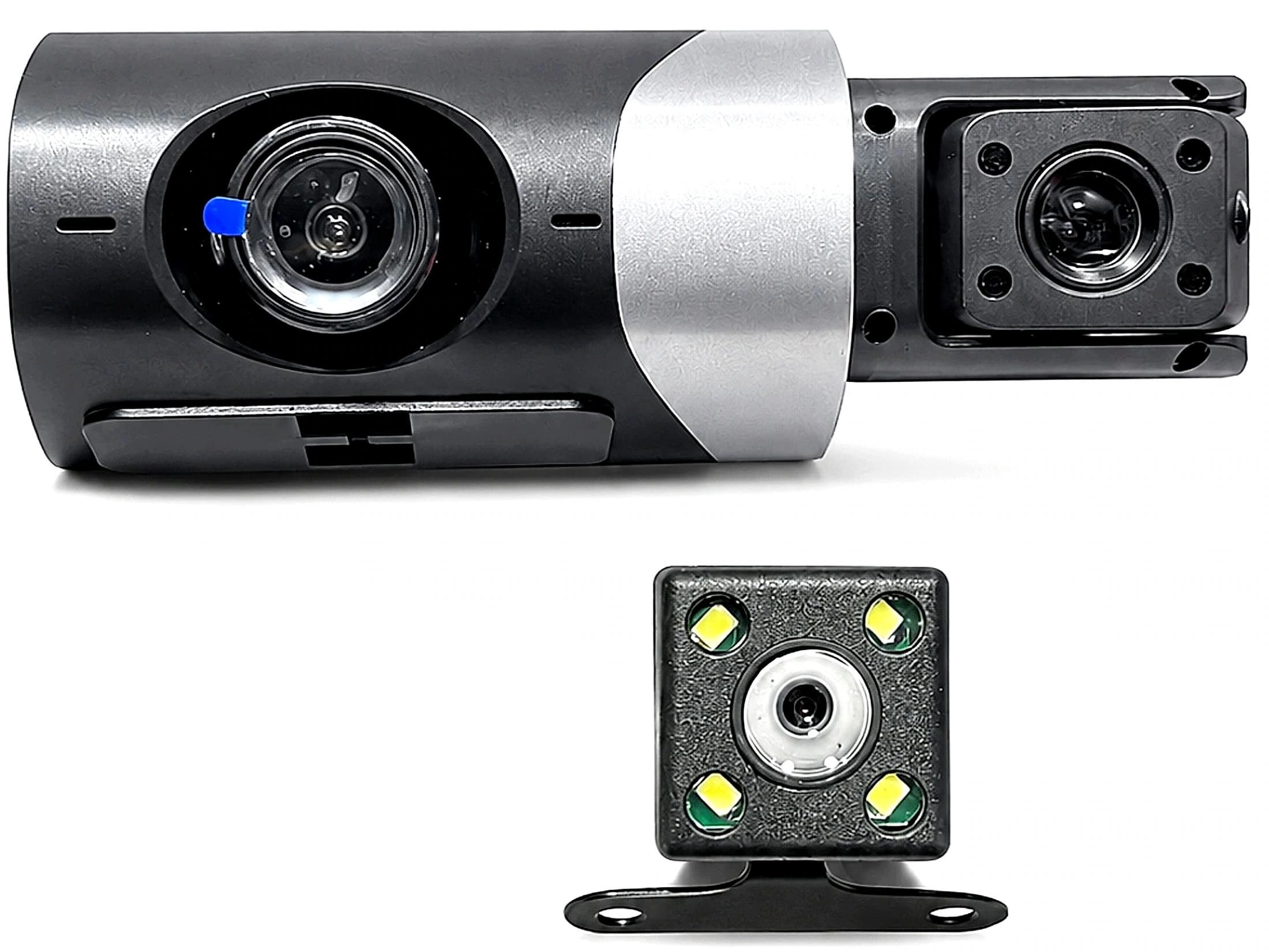 DVR DUAL CON CAMARA DE RETROCESO